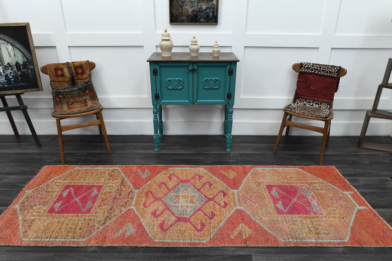 Handmade Vintage Runner Rug