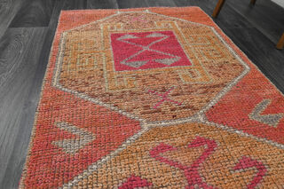 Handmade Vintage Runner Rug - Thumbnail