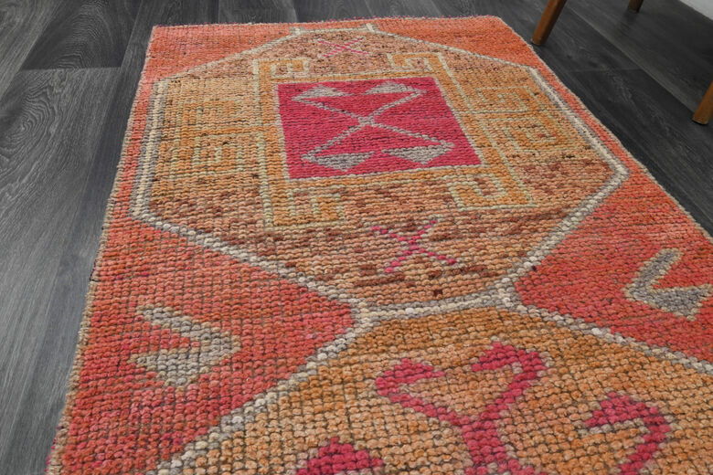 Handmade Vintage Runner Rug