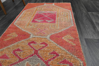 Handmade Vintage Runner Rug - Thumbnail