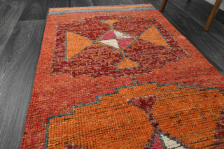 Turkish Vintage Runner Rug - Thumbnail