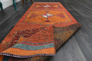 Turkish Vintage Runner Rug - Thumbnail