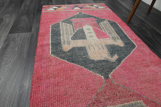 Turkish Vintage Runner Rug - Thumbnail