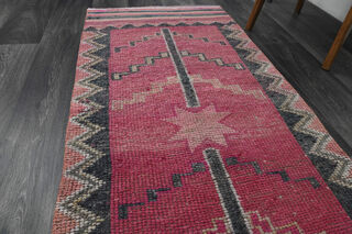 Turkish Vintage Runner Rug - Thumbnail