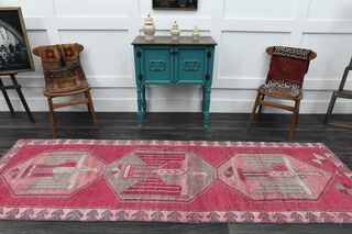 Turkish Vintage Runner Rug - Thumbnail