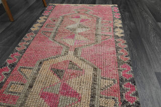 Turkish Vintage Runner Rug - Thumbnail