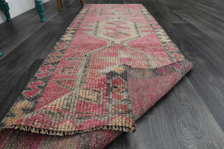 Turkish Vintage Runner Rug - Thumbnail