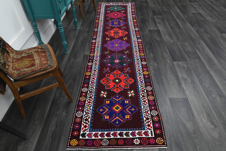 Turkish Vintage Runner Rug