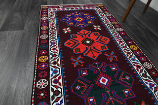 Turkish Vintage Runner Rug - Thumbnail