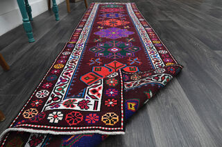 Turkish Vintage Runner Rug - Thumbnail