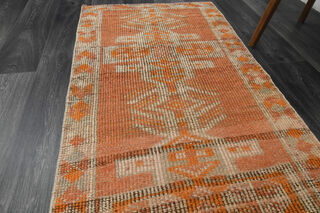 Oushak Vintage Runner Rug - Thumbnail