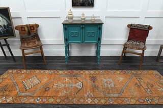 Handwoven Vintage Runner Rug - Thumbnail