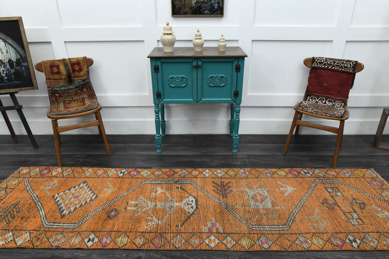 Handwoven Vintage Runner Rug