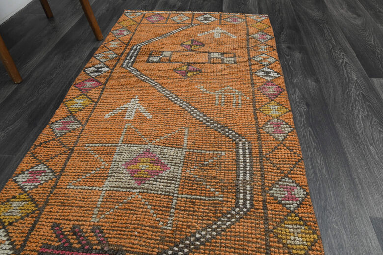 Handwoven Vintage Runner Rug