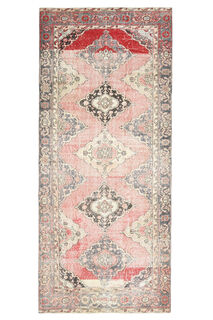 Oriental Wide Runner Rug - Thumbnail