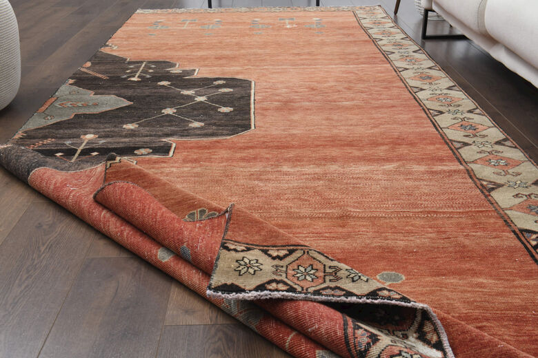 Wide Turkish Runner Rug