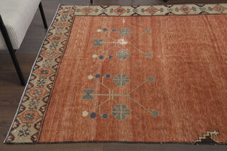 Wide Turkish Runner Rug - Thumbnail