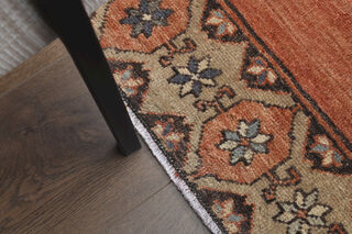 Wide Turkish Runner Rug - Thumbnail