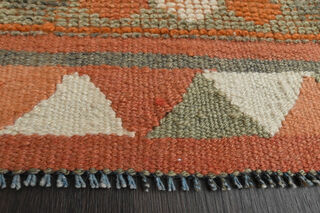 Vintage Handwoven Runner Rug - Thumbnail