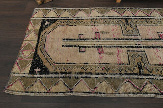 Vintage Turkish Runner Rug - Thumbnail