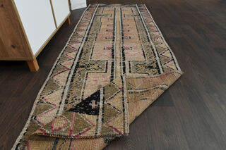 Vintage Turkish Runner Rug - Thumbnail