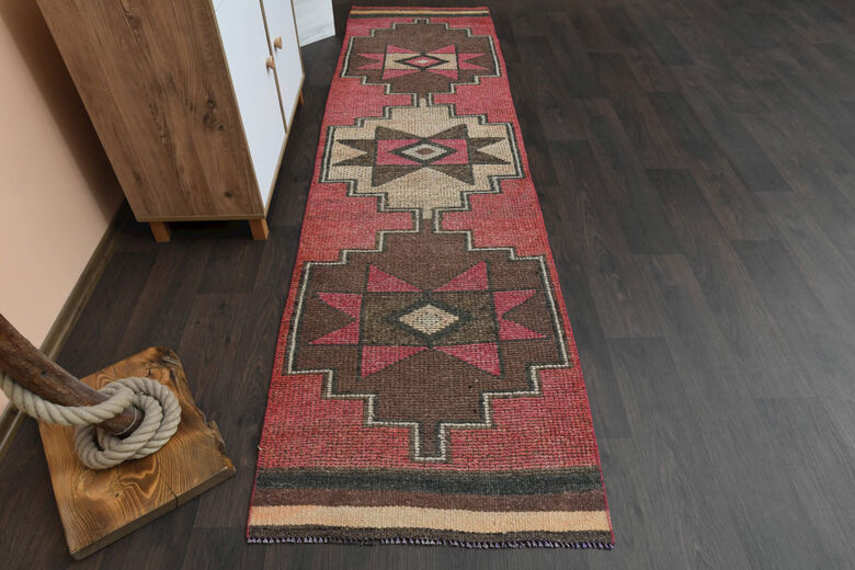 Handmade Vintage Runner Rug