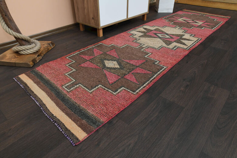 Handmade Vintage Runner Rug