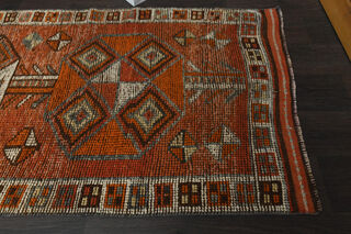 Turkish Vintage Runner Rug - Thumbnail