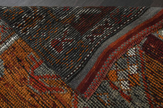 Hand-Knotted Vintage Runner Rug - Thumbnail