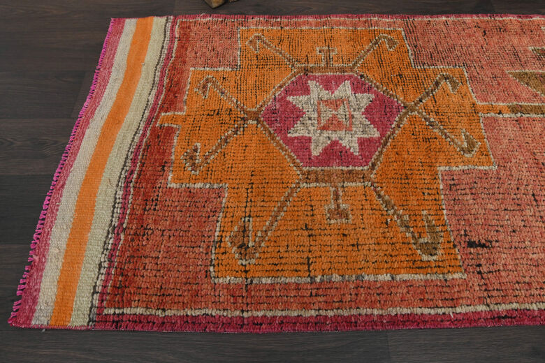 Vintage Handwoven Runner Rug