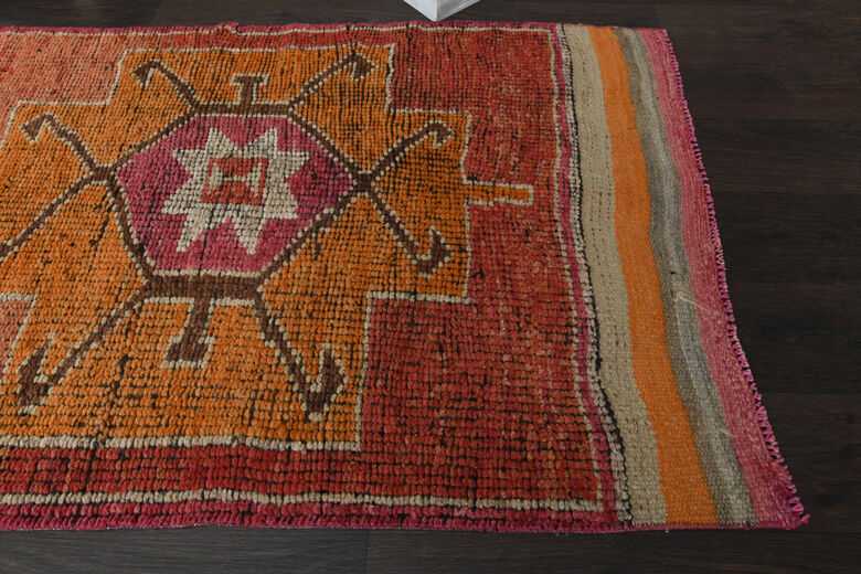 Vintage Handwoven Runner Rug