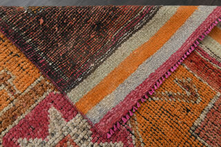 Vintage Handwoven Runner Rug - Thumbnail