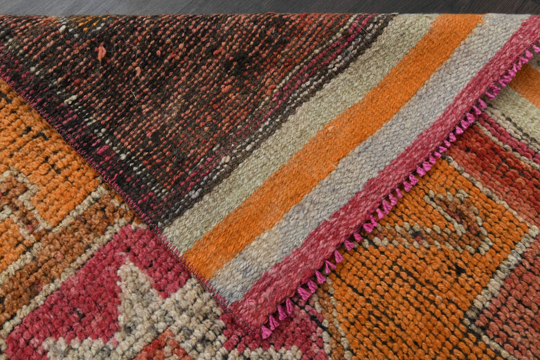 Vintage Handwoven Runner Rug