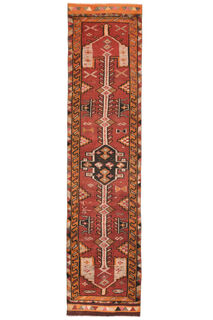 Turkish Vintage Runner Rug - Thumbnail