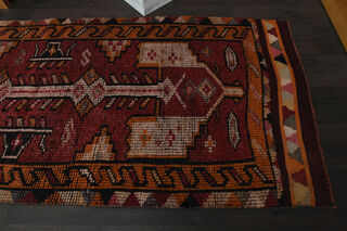 Turkish Vintage Runner Rug - Thumbnail