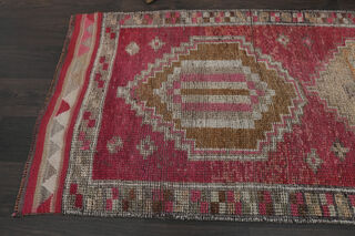 Turkish Vintage Runner Rug - Thumbnail