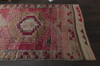 Turkish Vintage Runner Rug - Thumbnail