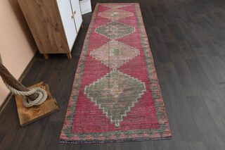 Vintage Handmade Runner Rug - Thumbnail