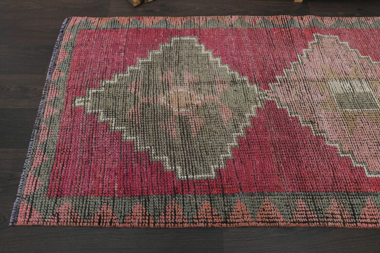 Vintage Handmade Runner Rug