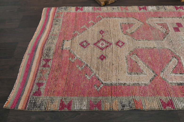 Handmade Vintage Pink Runner