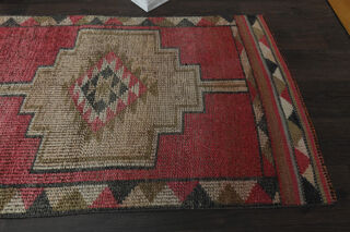 Turkish Vintage Runner Rug - Thumbnail