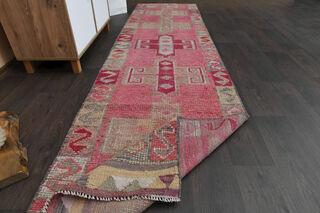 Turkish Vintage Runner Rug - Thumbnail