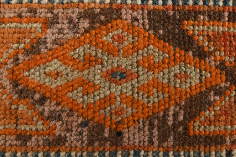 Ikat Orange Vintage Runner