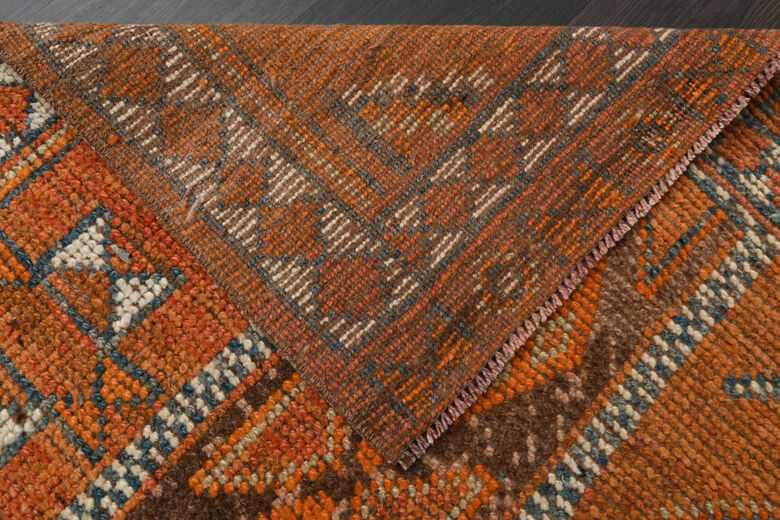 Ikat Orange Vintage Runner