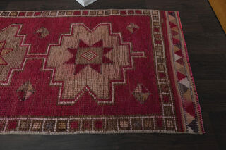 Turkish Vintage Runner Rug - Thumbnail