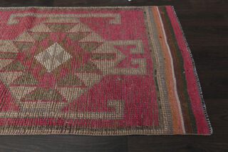 Turkish Vintage Runner Rug - Thumbnail