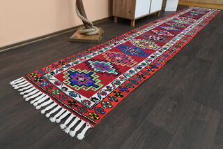 Narrow Vintage Runner Rug - Thumbnail