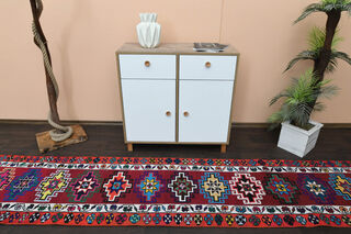 Narrow Vintage Runner Rug - Thumbnail