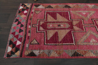 Turkish Vintage Runner Rug - Thumbnail