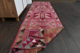 Turkish Vintage Runner Rug - Thumbnail